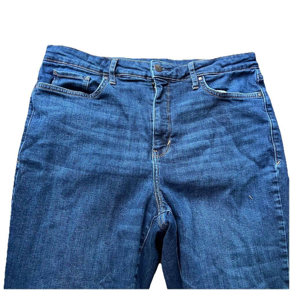A.N.A. A New Approach High Rise Curvy Skinny Denim Blue Jeans Pants Women's 16 - Picture 4 of 11